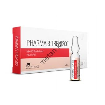 Три-тренболон Фармаком (PHARMA 3 TREN 200) 10 ампул по 1мл (1амп 200 мг) - Кокшетау